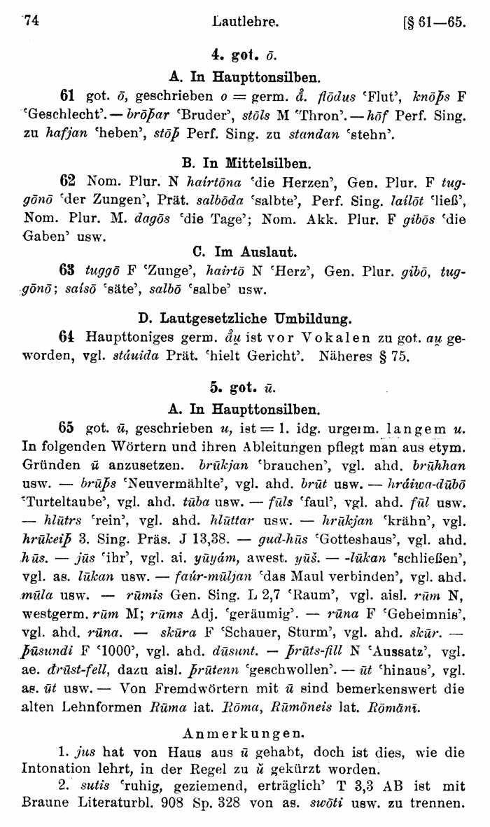 Wilhelm Streitberg 1920: Gotisches Elementarbuch p. 74.