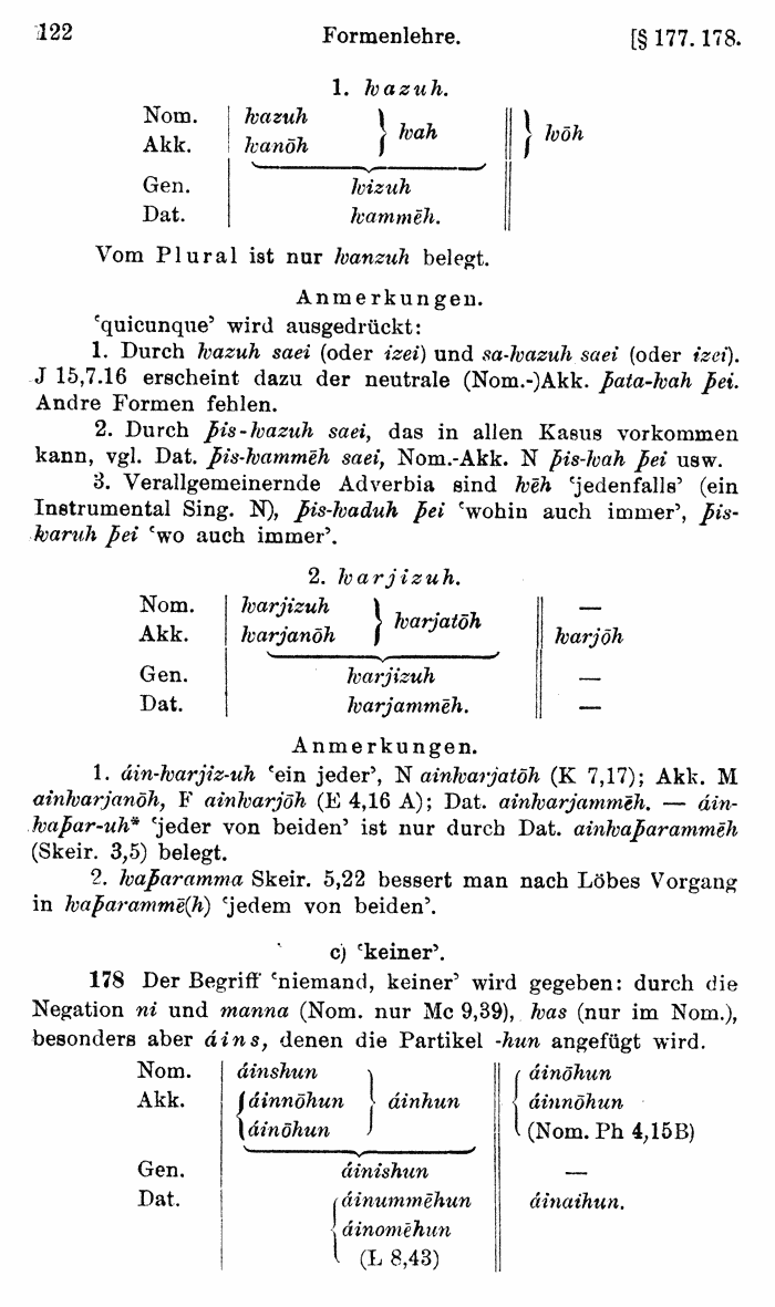 Wilhelm Streitberg 1920: Gotisches Elementarbuch p. 122.