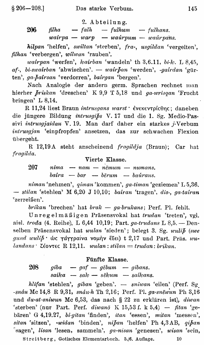 Wilhelm Streitberg 1920: Gotisches Elementarbuch p. 145.