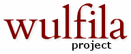 Wulfila project